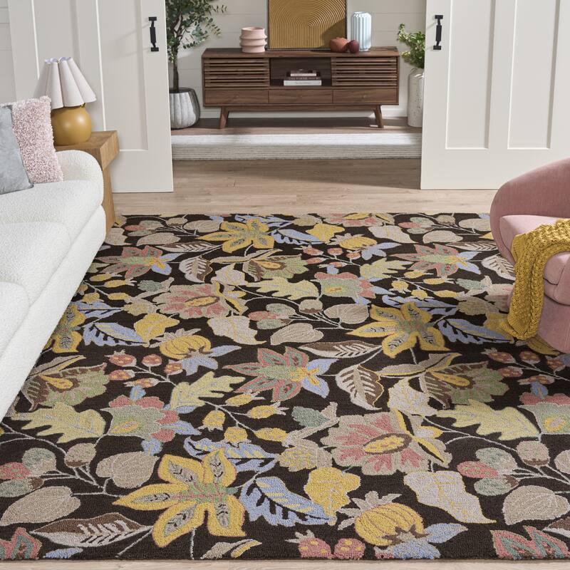 SAFAVIEH Handmade Blossom Biagina Modern Floral Wool Rug - On Sale ...