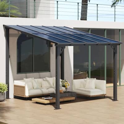 10'x10' & 10'x 14' Wall Mounted Gazebos Pergola on Clearance