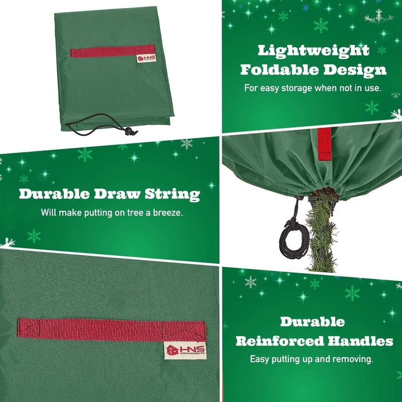 Christmas Tree Storage Bag – Premium Christmas Tree Cover Upright – Adjustable for 3 Ft trees and 4 ft trees