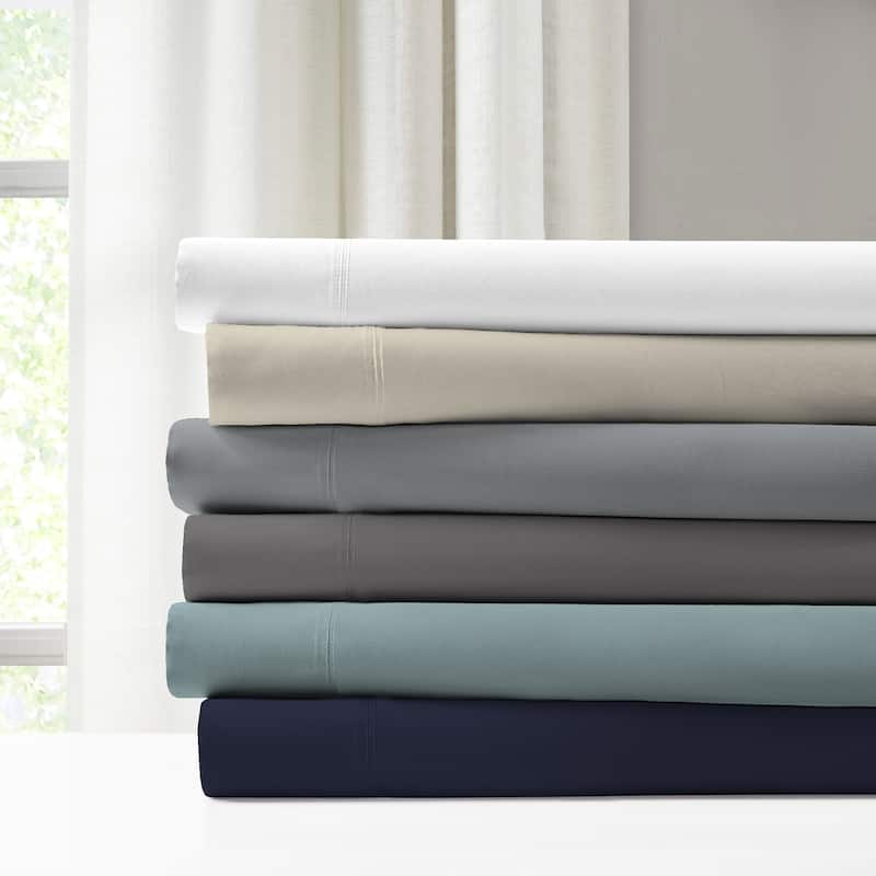 Color Sense Ultra-Soft Wrinkle-Resistant Microfiber Sheet Set - Grey - Twin XL