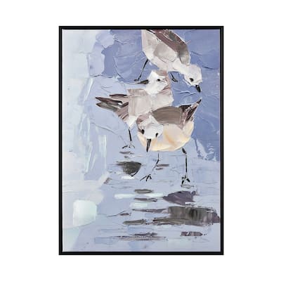 Seagull Abstract Framed Wall Art