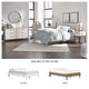 preview thumbnail 14 of 19, Signature Design by Ashley Socalle Whitewashed Woodgrain Platform Bed
