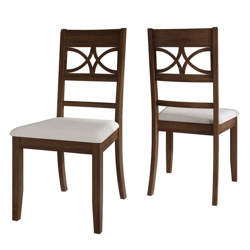 CraftPorch Mid Century Modern 4-Piece Chair and Round Table Dining Set
