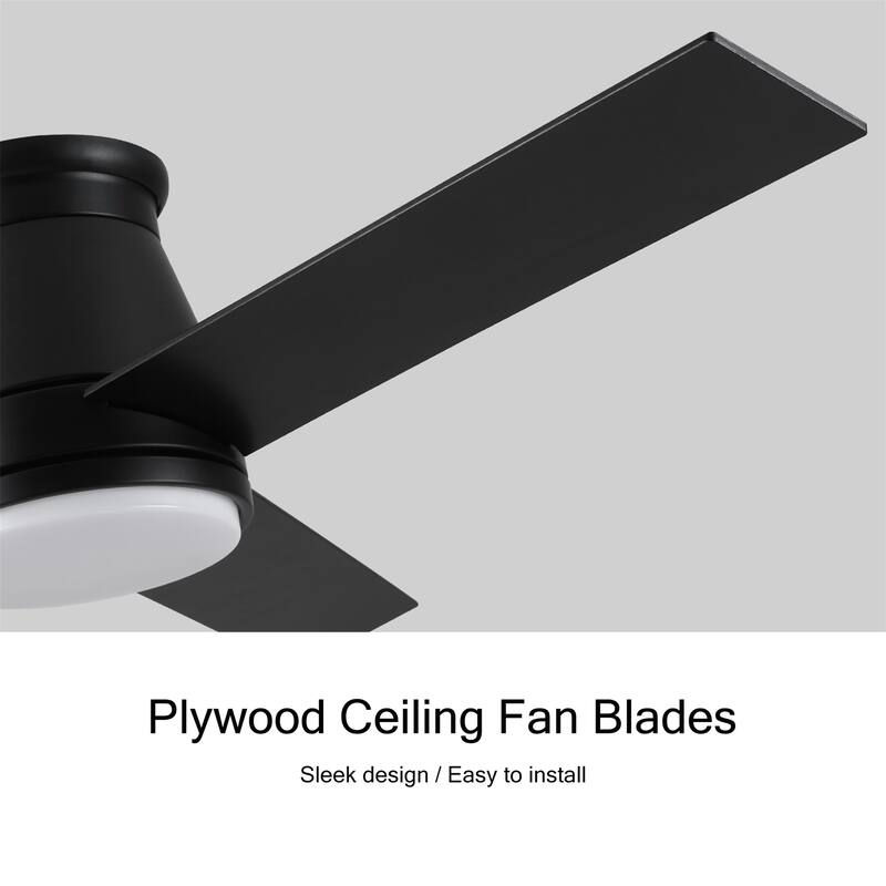 Low Profile Ceiling Fan with Light