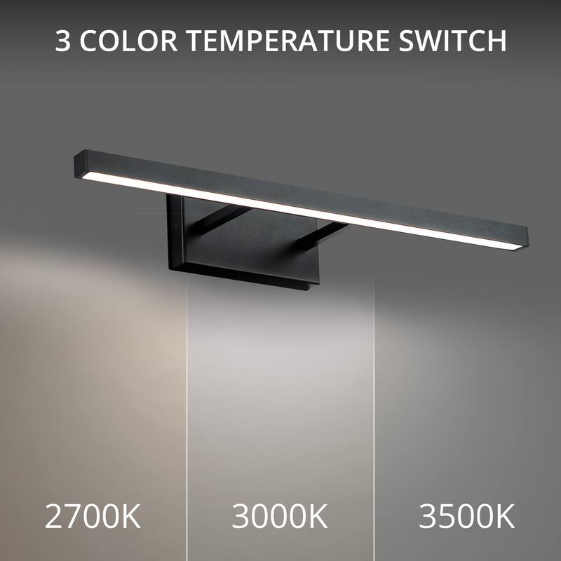 Parallax LED 3-CCT Up or Down Bathroom Vanity or Wall Light