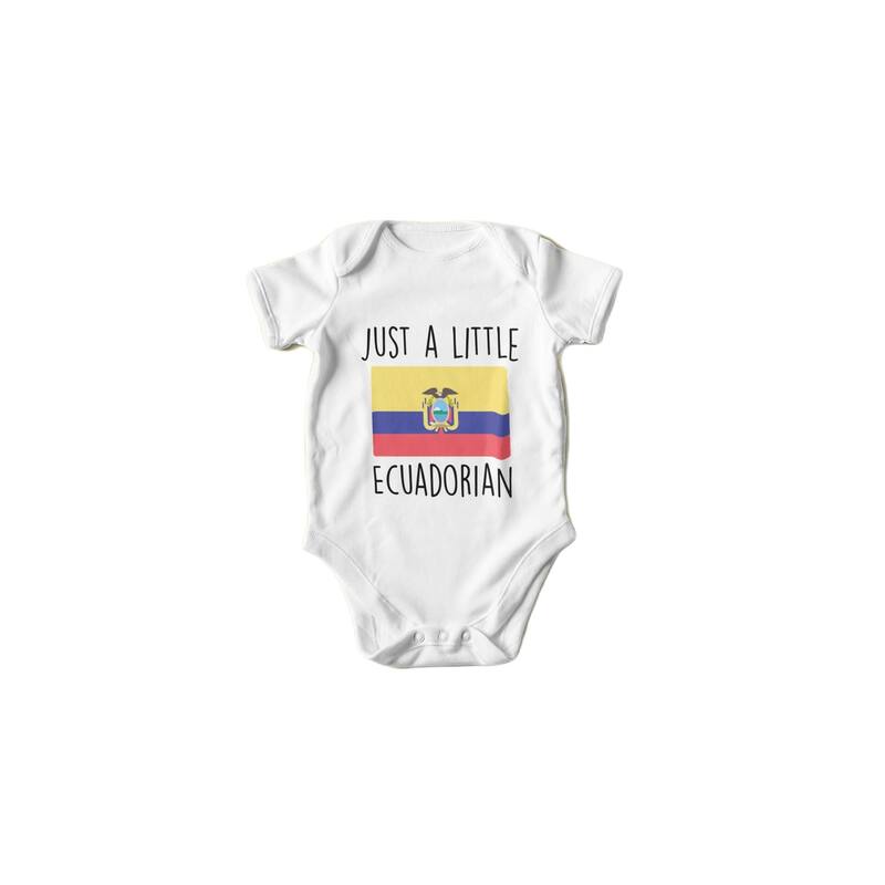 Ecuador - Baby Boy Girl Clothes Infant Bodysuit Funny Cute Newborn - White - 0-3M