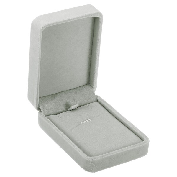 Velvet Necklace Box Single Slot Jewelry Holder for Wedding Style 2 On Sale Bed Bath Beyond 38151119