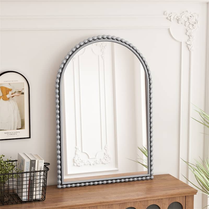 Iron Art Arch Vintage Vanity Mirror, Wall Hanging,Placed On The Table