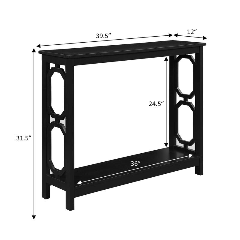 Convenience Concepts Omega Console Table with Shelf