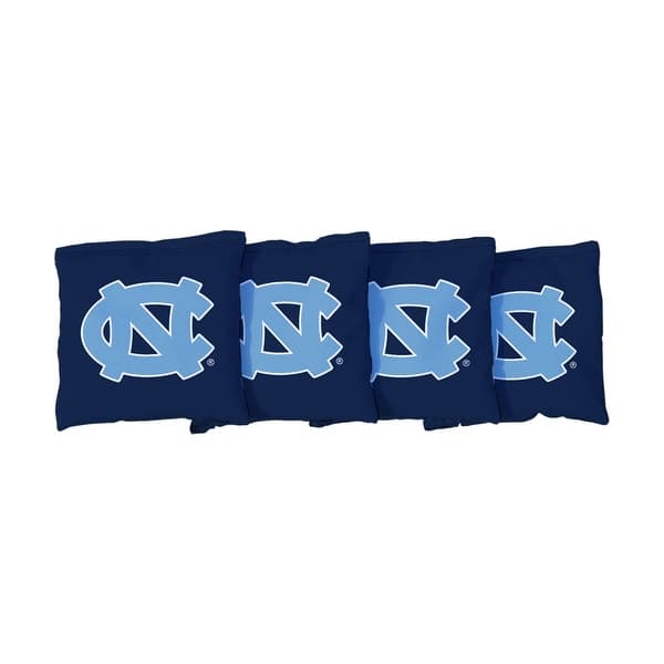 slide 2 of 3, North Carolina Tar Heels Dark Blue Cornhole Bags All-Weather Resin Filled