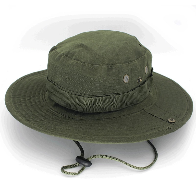XGear Tactical Wide Brim Boonie Bucket Hat - Army Green