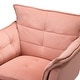 preview thumbnail 24 of 89, HULALA HOME 1ida Modern Velvet Tufted Accent Armchair with Gold Metal Legs
