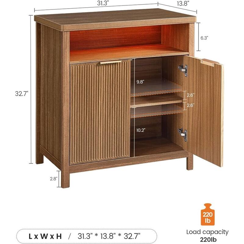 Sideboard Buffet Storage Cabinet,Buffet Table Storage Doors and Drawer