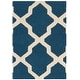preview thumbnail 88 of 200, SAFAVIEH Handmade Cambridge Luisa Moroccan Trellis Wool Rug 2' x 3' - Navy Blue/Ivory - Rectangle