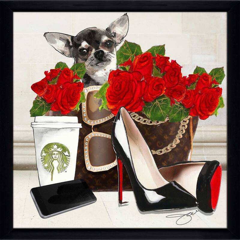 "Fashion Chihuahua" by Jodi Print on Acrylic