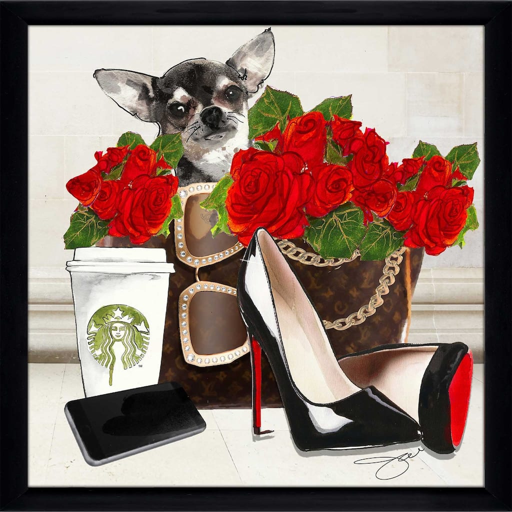 "Fashion Chihuahua" by Jodi Print on Acrylic