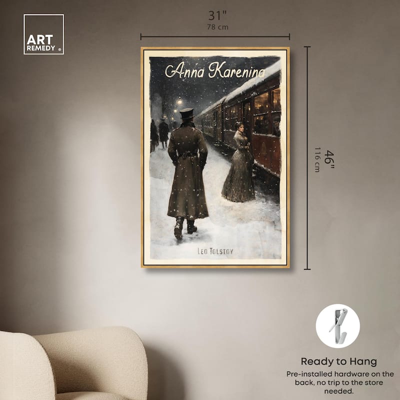 Anna Karenina Canvas by Art Remedy