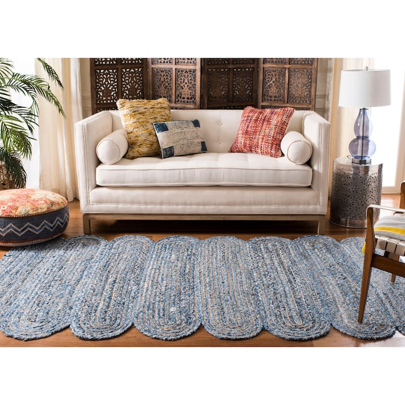 SAFAVIEH Handmade Cape Cod Hayrani Coastal Jute Rug