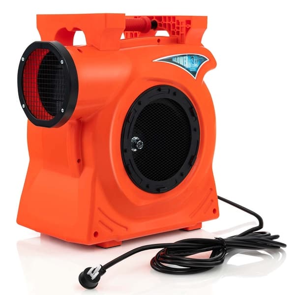 slide 2 of 9, Costway 3 HP/2200W Air Blower Commercial Inflatable Bounce House - See Details Orange - See Details