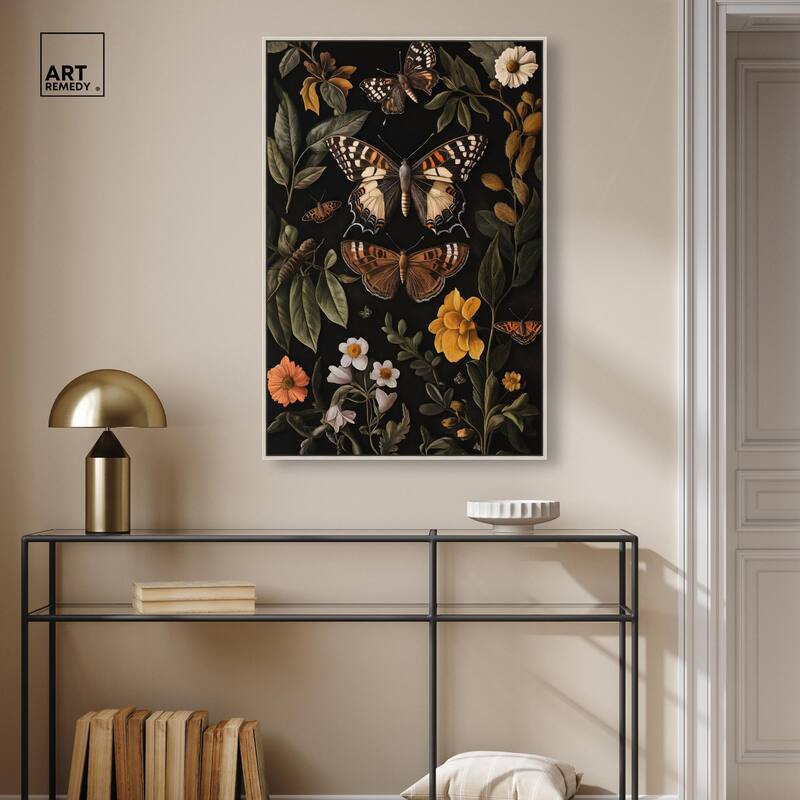 Winged Visitors I Canvas by Art Remedy