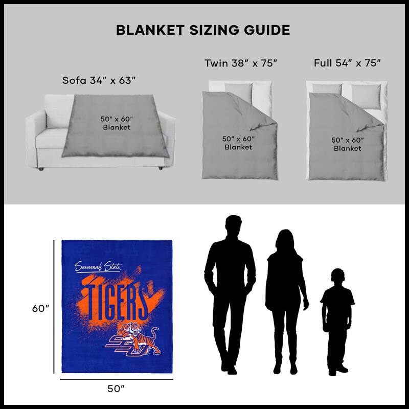 NCAA School Tradition Silk Touch Throw Blanket