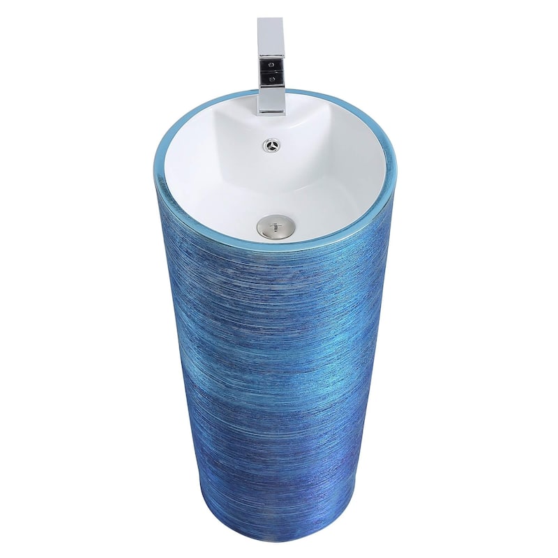 Fine Fixtures VANNES PEDESTAL 16"X16" BRUSHED GOLD