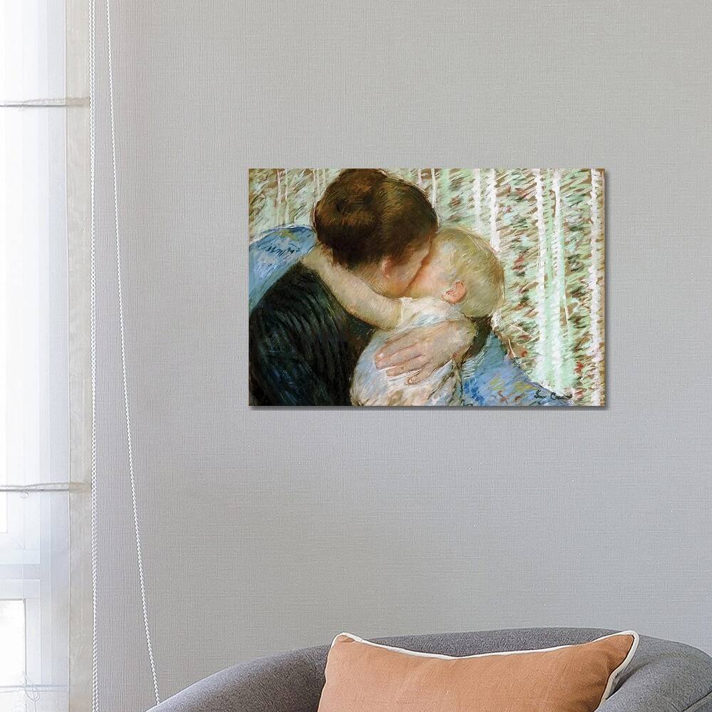 iCanvas "A Goodnight Hug" by Mary Stevenson Cassatt Canvas Print