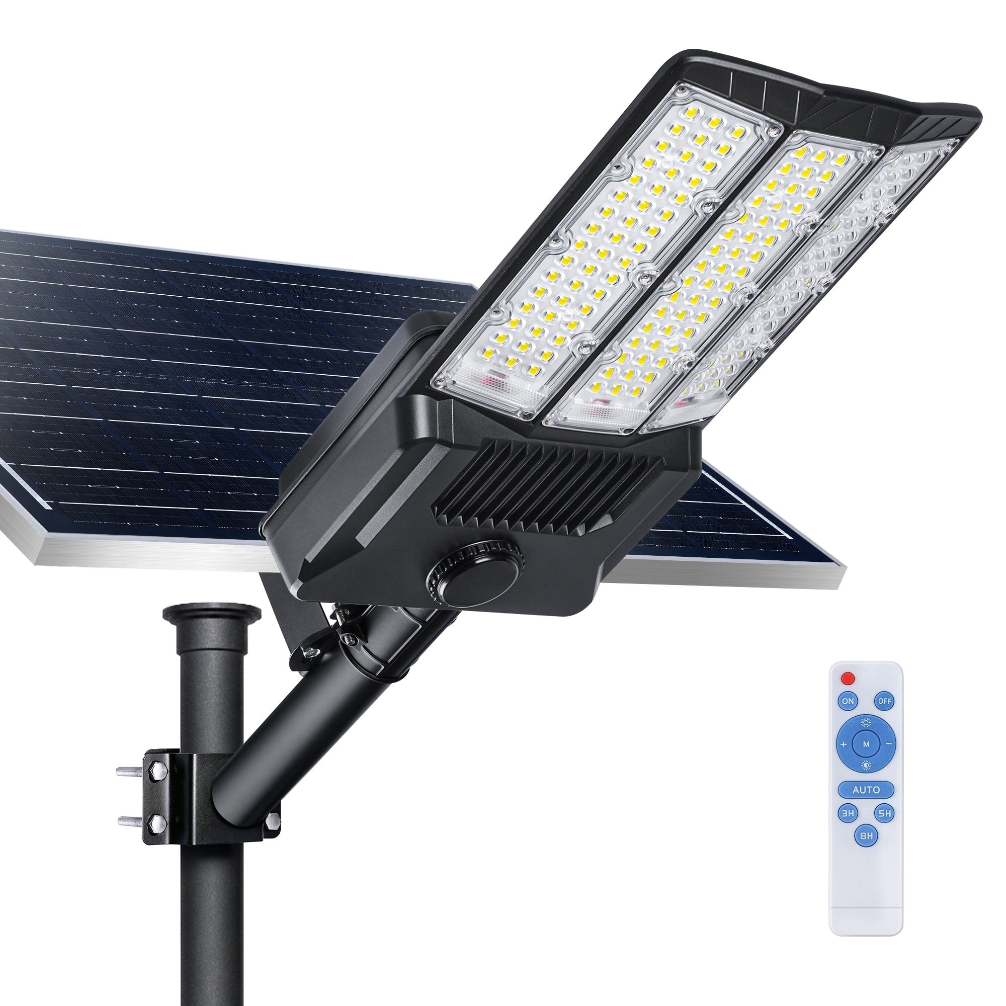 Solar Street Light LED Solar Flood Lights Outdoor with Remote Control - 6500W