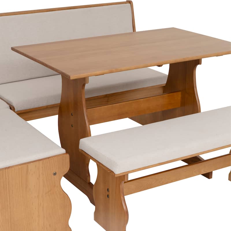 Hannah Breakfast Nook 3-piece Dining Set