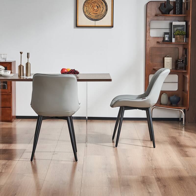 Modern Dining Chairs Set of 2 Upholstered Dining Room Chairs