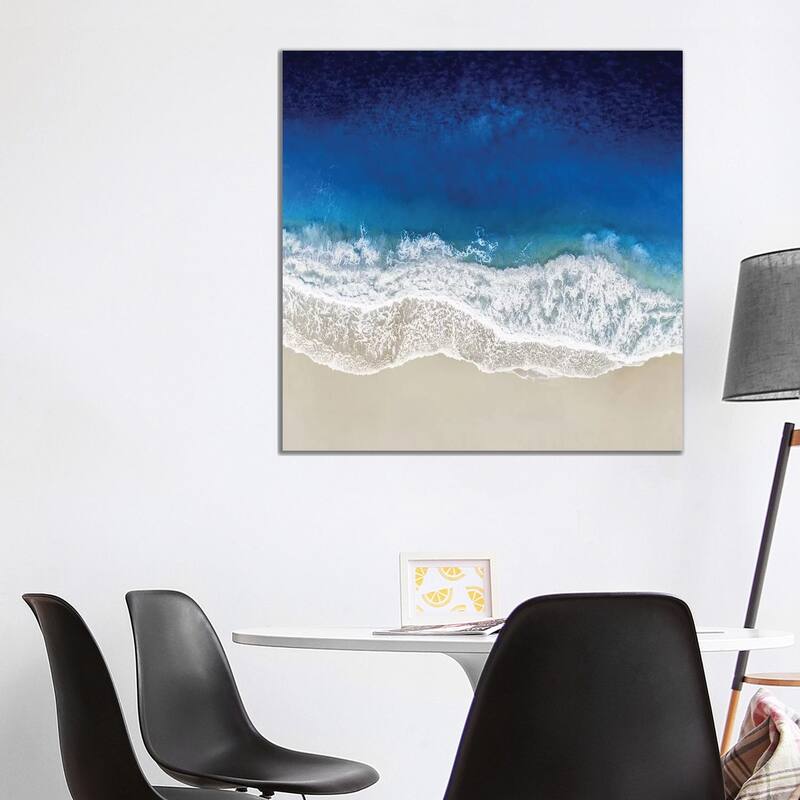 iCanvas "Indigo Ocean Waves III" by Maggie Olsen Canvas Print - 37x37x1.5