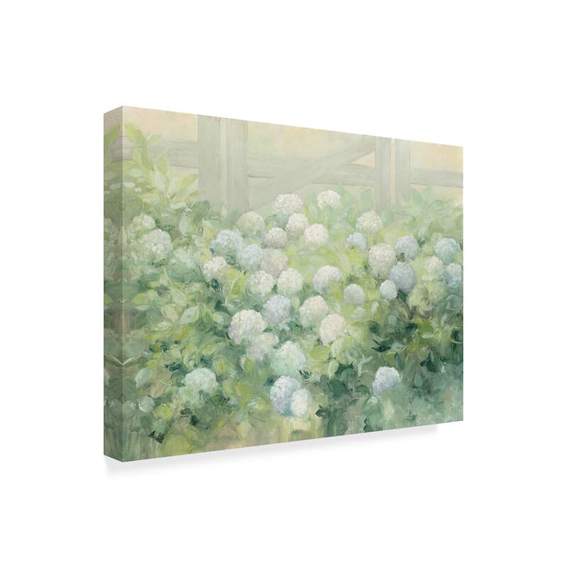 Julia Purinton 'Hydrangea Lane Flowers' Canvas Art