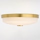 preview thumbnail 2 of 9, Vaxcel Lighting C0325 Preston 13" Wide LED Flush Mount Drum Ceiling