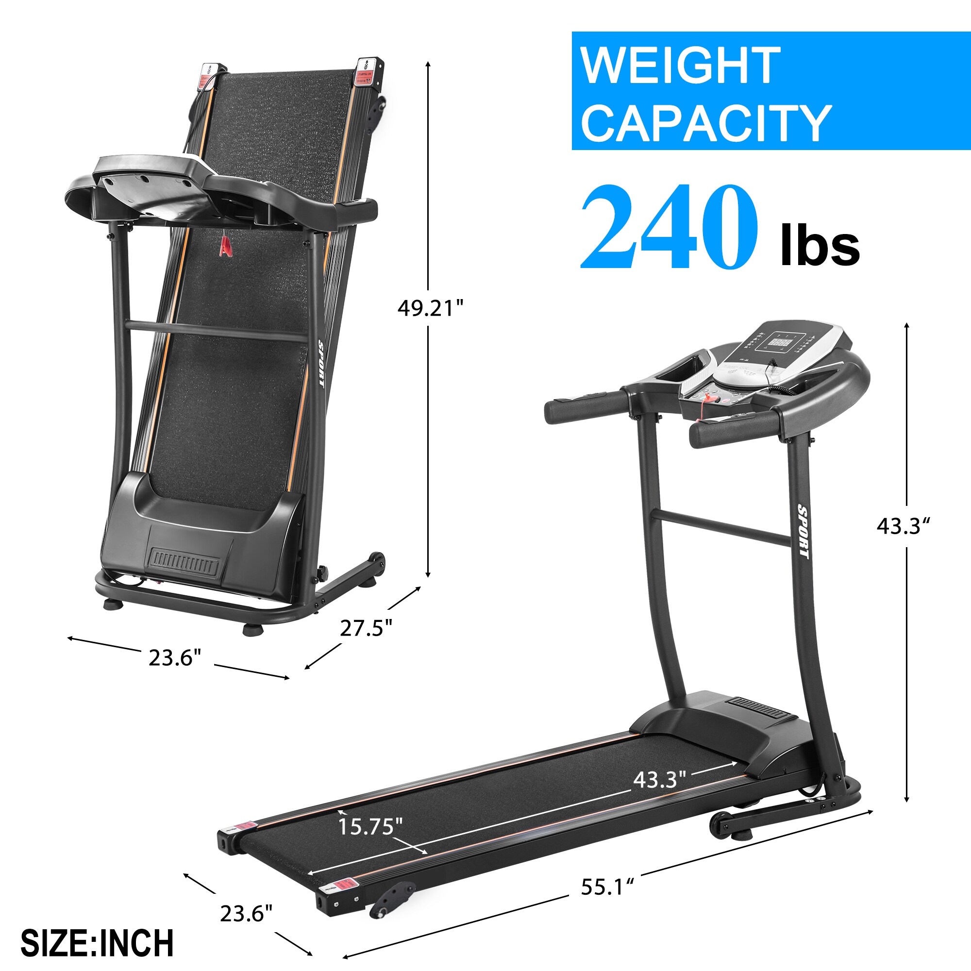 Electric treadmill sales sports direct