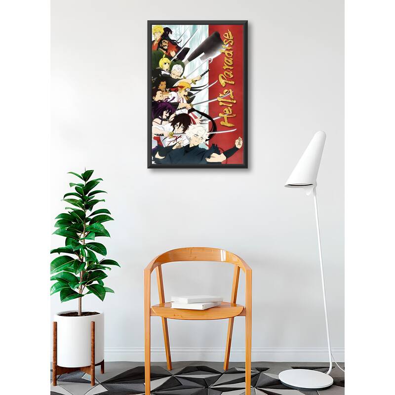 Hell's Paradise Framed Art Poster - 24 x 36 Inch