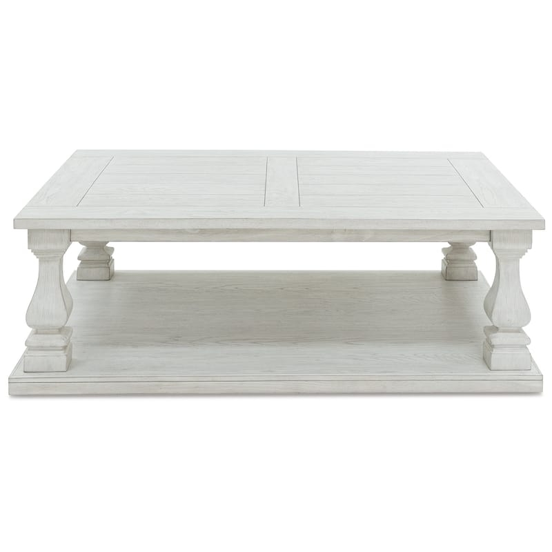 Signature Design by Ashley Arlendyne White Coffee Table - 54"W x 40"D x 18"H