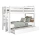 preview thumbnail 4 of 25, Taylor & Olive Trillium Twin over Twin Bunk Bed with Ladder, Trundle