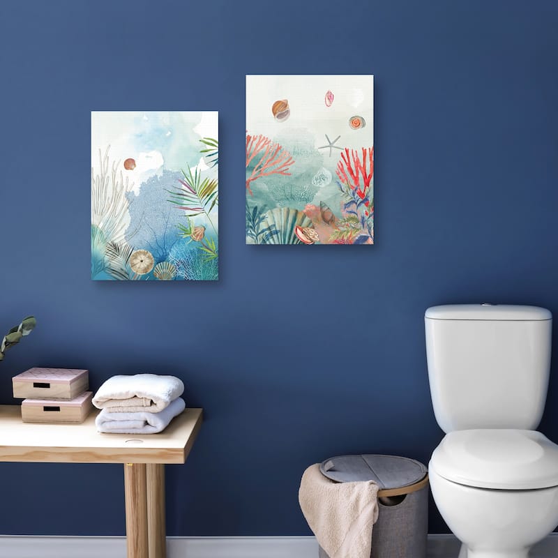 Great Coral Reef I, Great Coral Reef II by PI Studio Canvas Art Prints