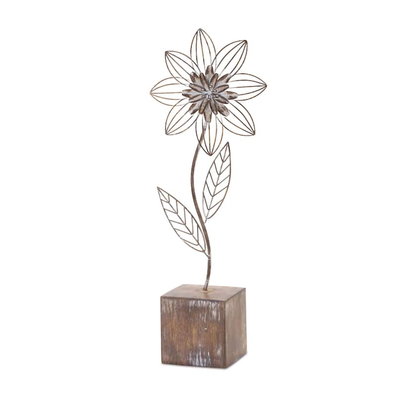 Metal Floral Décor (Set of 2)