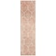 SAFAVIEH Madison Stella Boho Chic Ogee Trellis Rug - 2'3" x 12' Runner - Cream/Orange