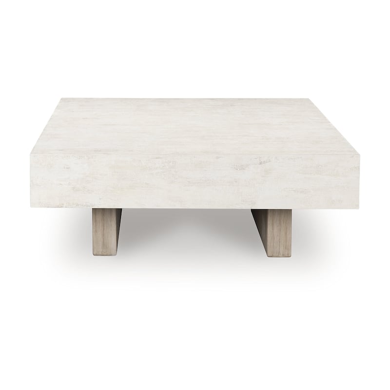 Signature Design by Ashley Jorlaina Brown/Gray Coffee Table - 42" W x 42" D x 16.13" H