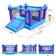 preview thumbnail 6 of 6, 15.3'x 12' Large Bounce House 840D Oxford Inflatable Bouncers for 6 Kids with Blower & Slide - 15.3'x 12'