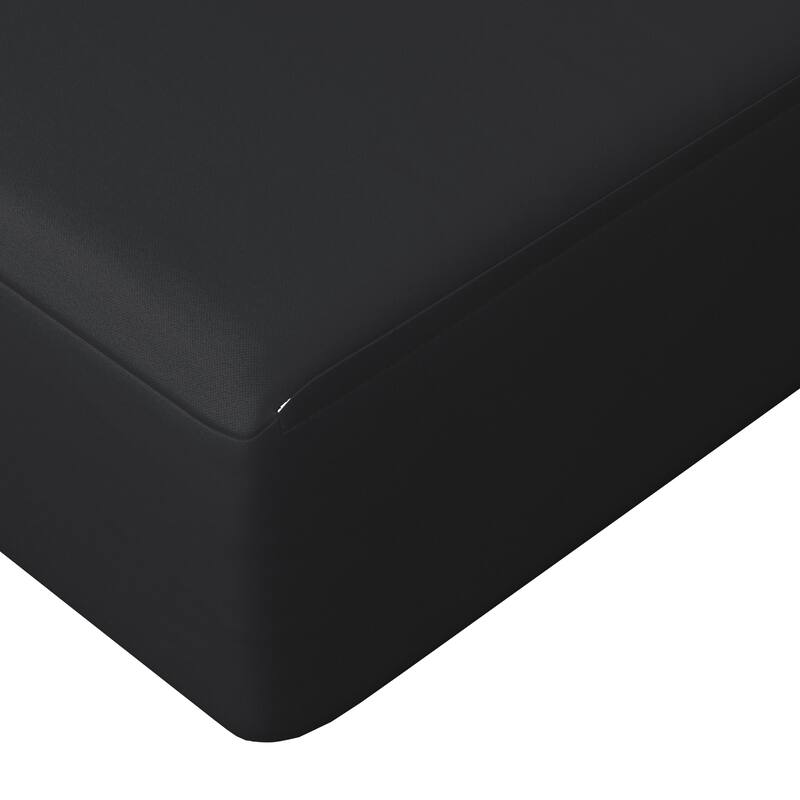 California Umbrella Outdoor Deep Seat Cushion Set, 24" x 48", Sunbrella Fabric, Densified Fiber Fill