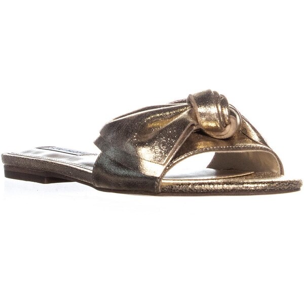 steve madden gold slides