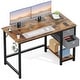 Computer Desk with Drawers 48 Inch Office Bedroom Kids Writing Work ...