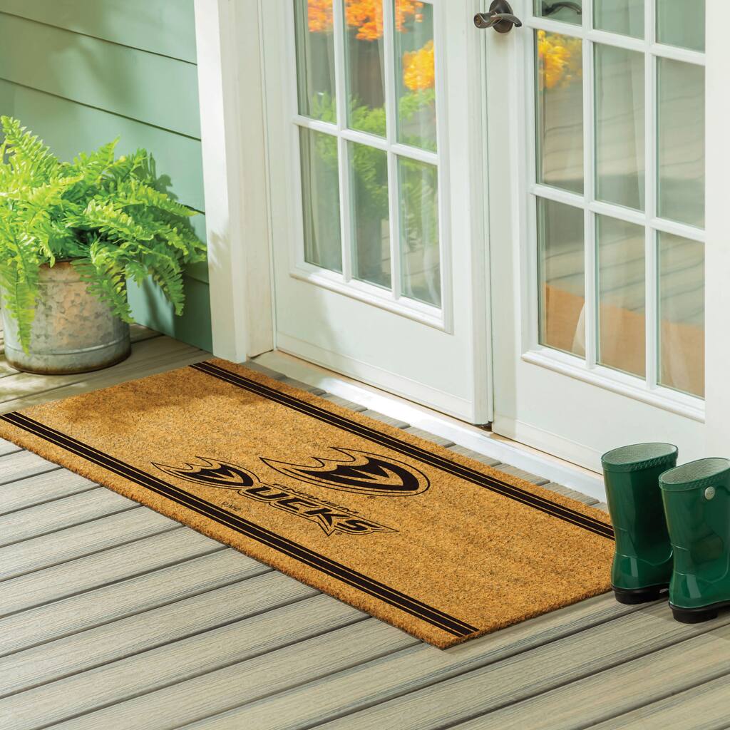 Anaheim Ducks Monochrome Indoor/Outdoor Coir Door Mat