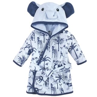 Accappatoio Morbido In Pile Luvable Friends – Neonata 0-9 Mesi – Con Cappuccio E Stampe Pinguino - 2