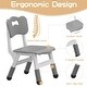 preview thumbnail 3 of 10, Height Adjustable Kids Table and Chair Set