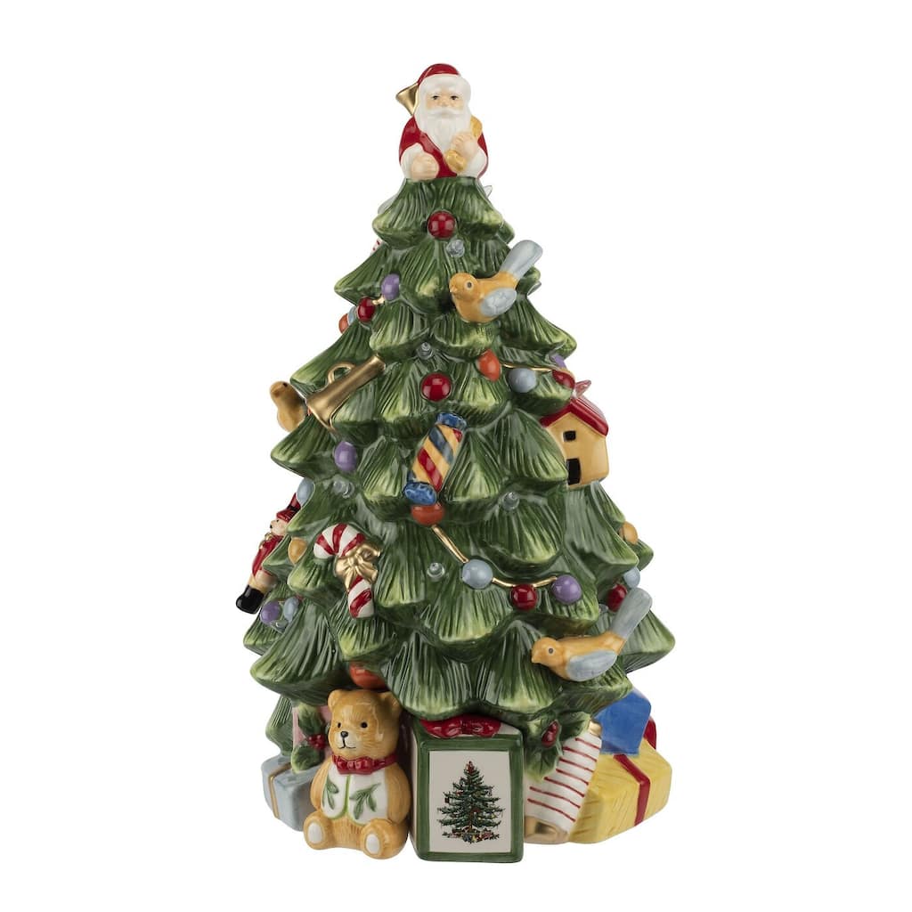 Spode Christmas 250th Anniversary 12 In Figural LED Tree - 12" inch