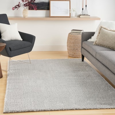 Nourison Pacific Shag Indoor only Solid Area Rug